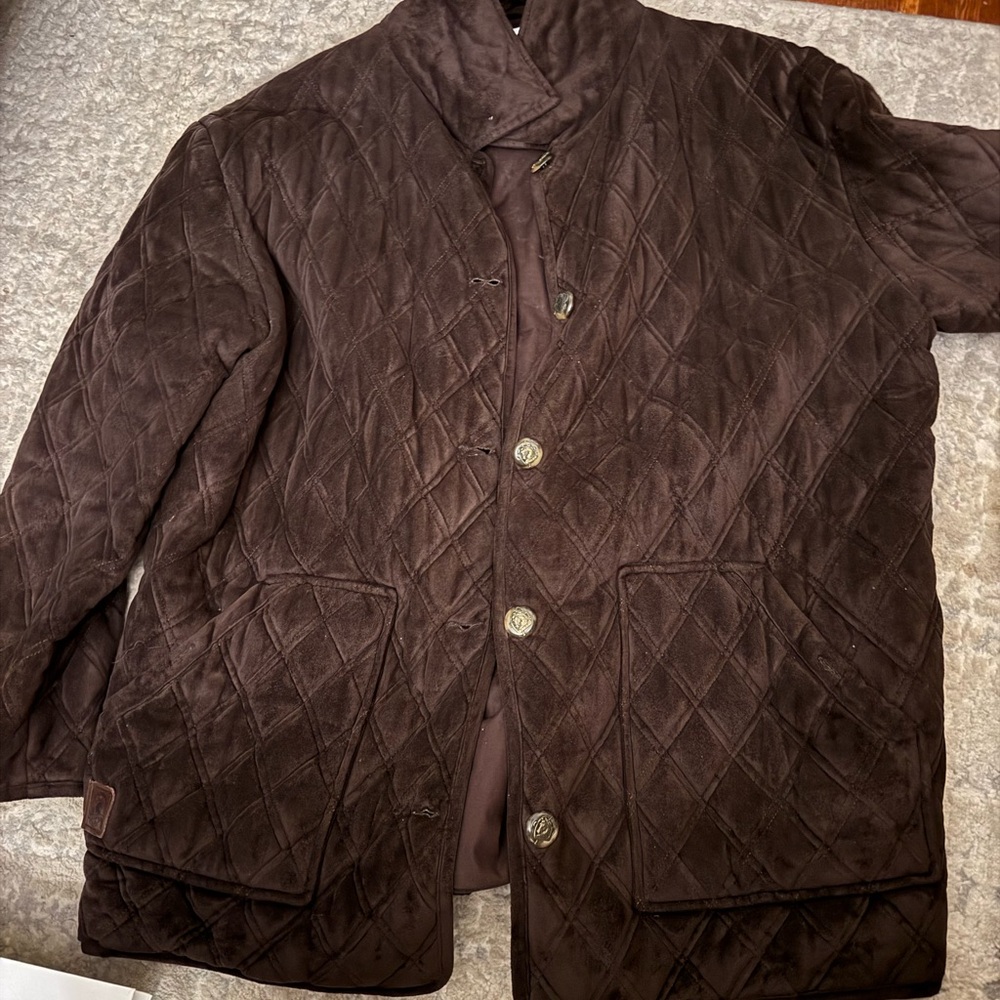 Chocolate Brown Ralph Lauren  Quilted Jacket